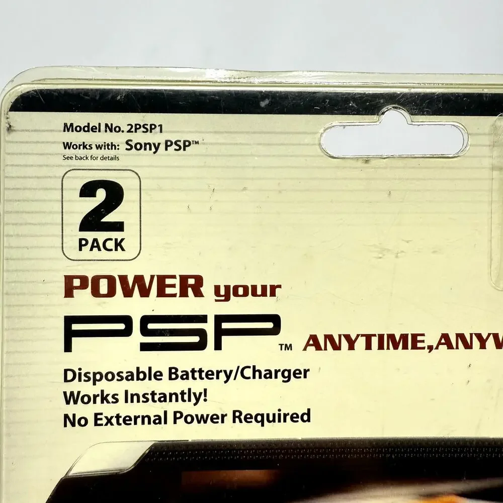 Cellboost Disposable Battery Charger 2-Pack for Sony PSP Sealed Vintage 2000s